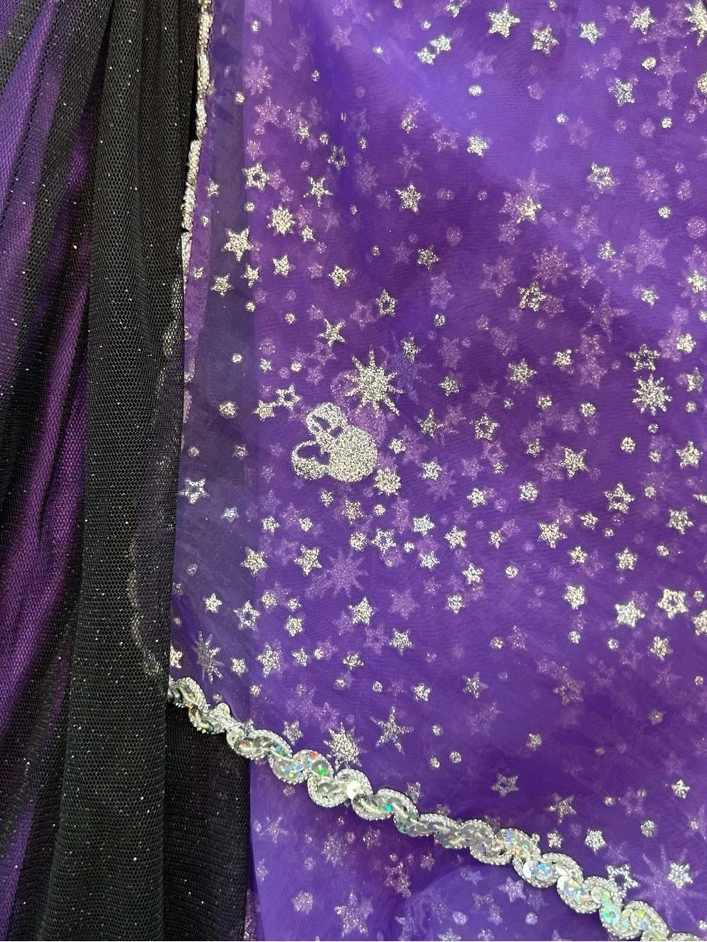 Disney Store Minnie Mouse Witch Costume Dress Purple Halloween Girls size 9/10
